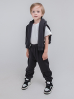 Олимпийка флисовая на молнии "Графит"