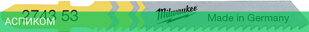Пильное полотно для лобзика Milwaukee T119B 50мм 5шт (4932274353)