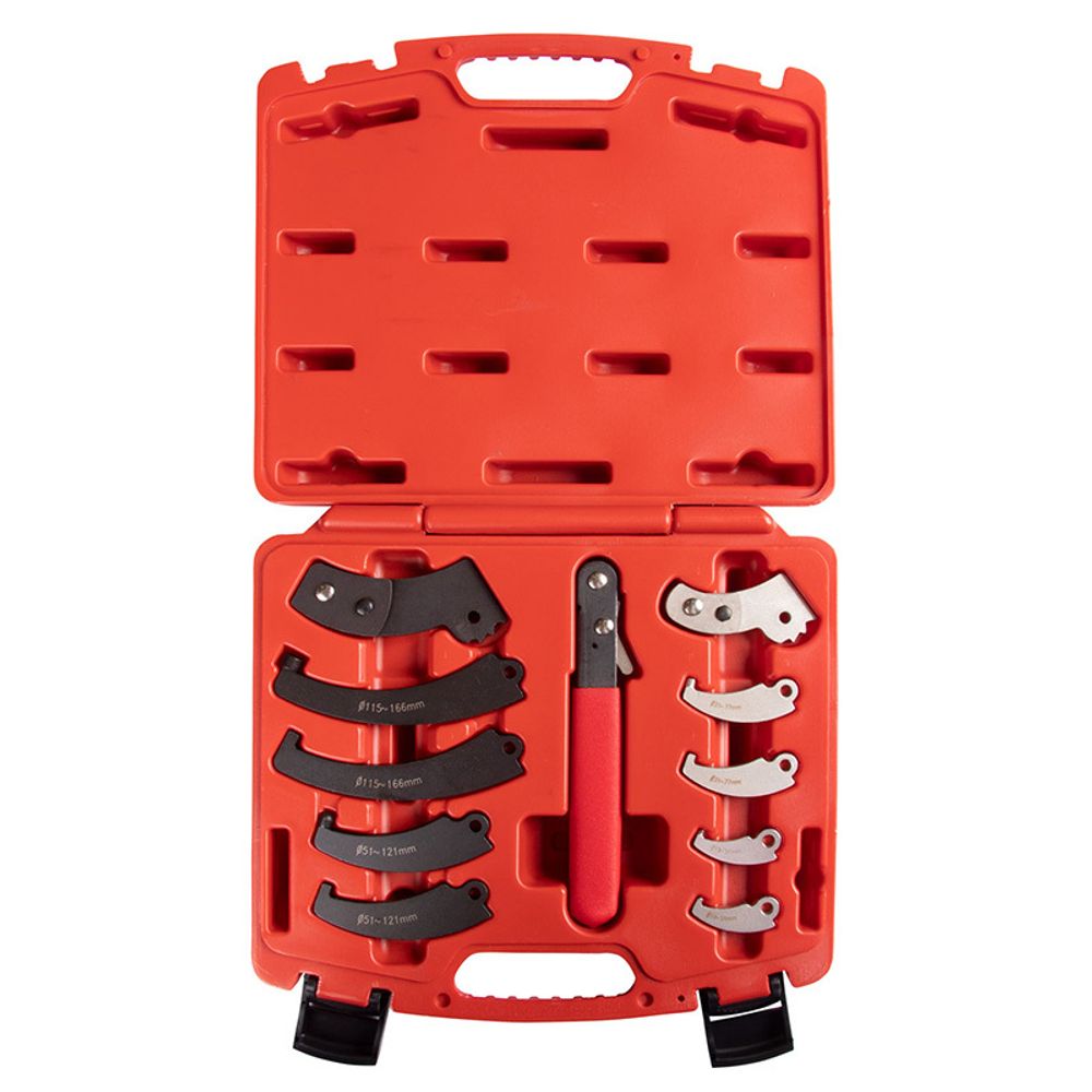 МАСТАК (026-00011C) Набор ключей радиусных шарнирных 19-166 мм, кейс, 11 предметов