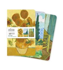Bloknot \ Блокнот \ Notebook  National Gallery: Van Gogh Set of 3 Mini Notebooks