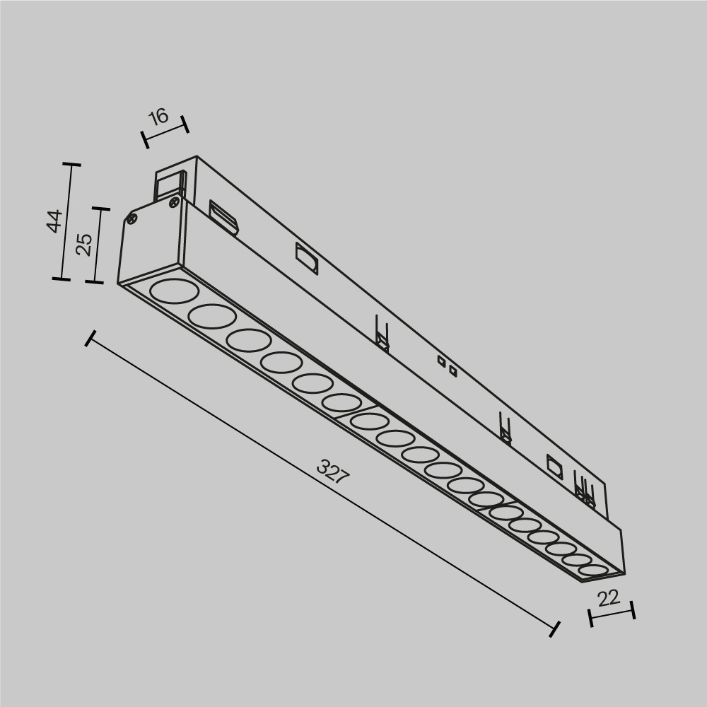 Трековый светильник Technical TR031-4-18WTW-DD2-W