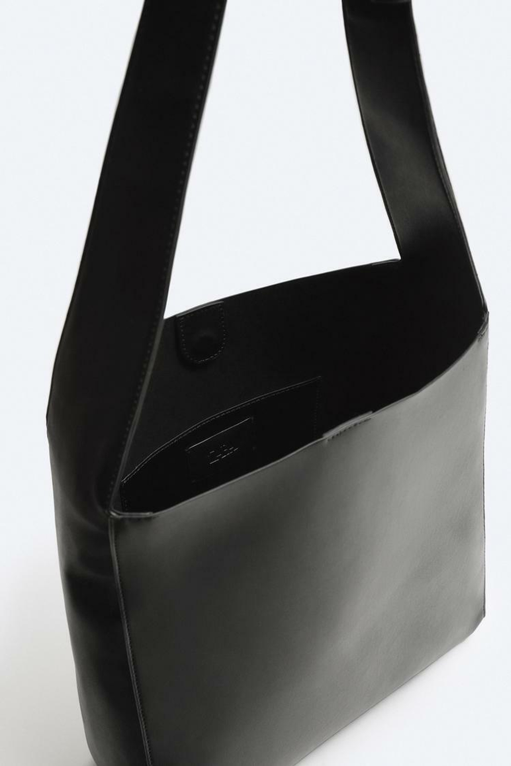 ZARA ВЕРТИКАЛЬНАЯ СУМКА SOFT, ЧЕРНЫЙ