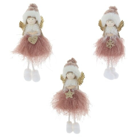 GAEM Изделие декоративное подвесное "Ангел", L7 W4 H18 см, 3в.