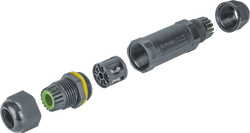 Коннектор Navigator 82 831 NTB-I01-5P-IP68 I-образный 5PIN