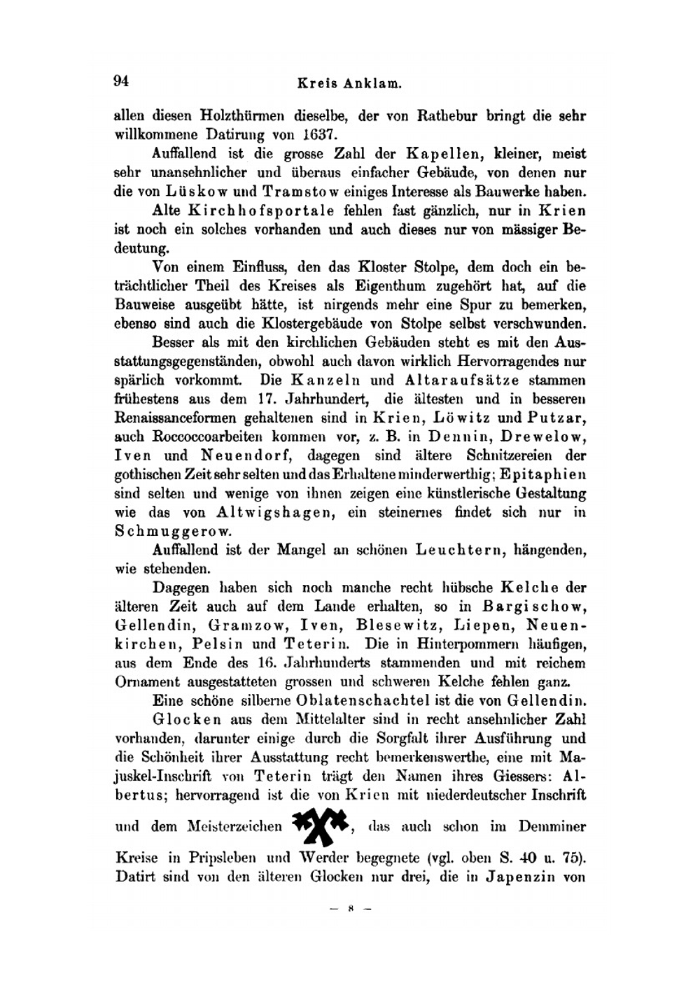 Die Bau- Und Kunstdenkmäler. Des Regierungsbezirks Stettin Heft 2 | Hugo Lemcke