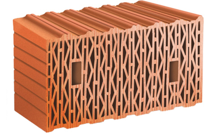 ЛСР керамический блок, поризованный 12,35NF, М-100, 440x250x219