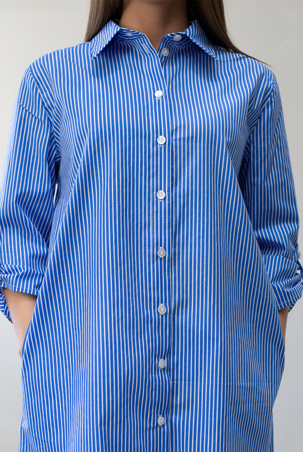 Платье-рубашка 3984зп, полоска #83Пв243984зп