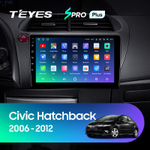 Teyes SPRO Plus 9" для Honda Civic Hatchback 2006-2012