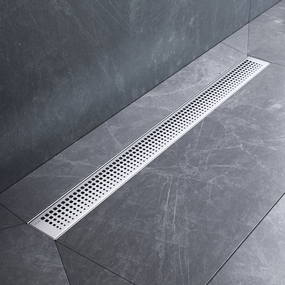 Трап для душа линейный, универсальный затвор Cut Gradient, 80 см AM.PM MasterFlow W01SC-P11-080-01SB