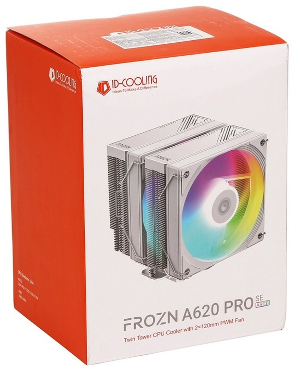 Кулер ID-COOLING ID-CPU-FROZN-A620-PRO-SE-ARGB-WHITE