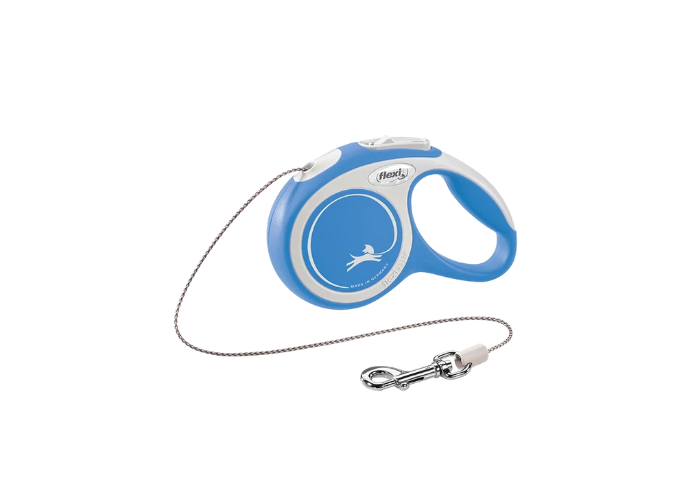 Поводок-рулетка Flexi New Comfort cord XS 3m 8kg blue