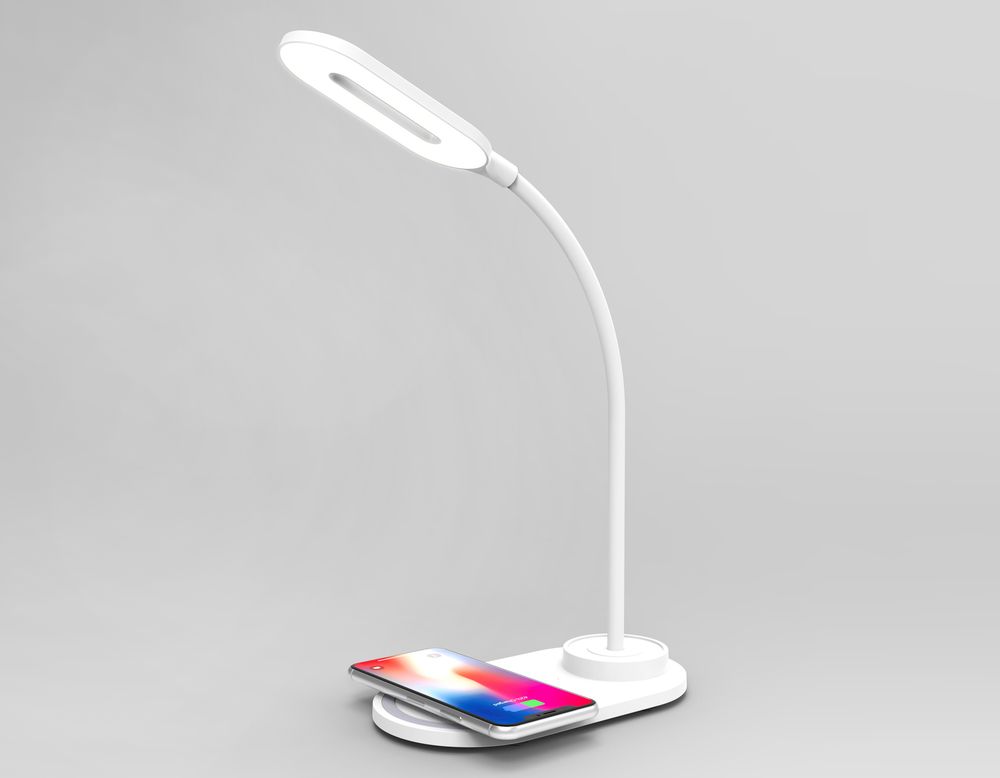 Ambrella Светодиодная настольная лампа с беспроводной зарядкой Desk DE588