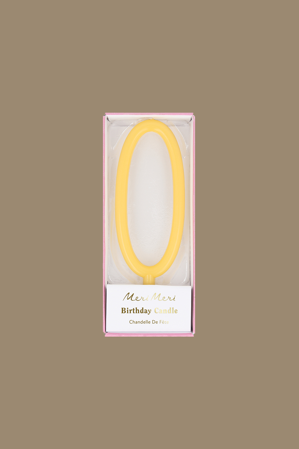 Свеча-цифра тонкая, в ассортименте