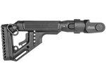 Складной приклад для АКМС, черный, Fab Defense