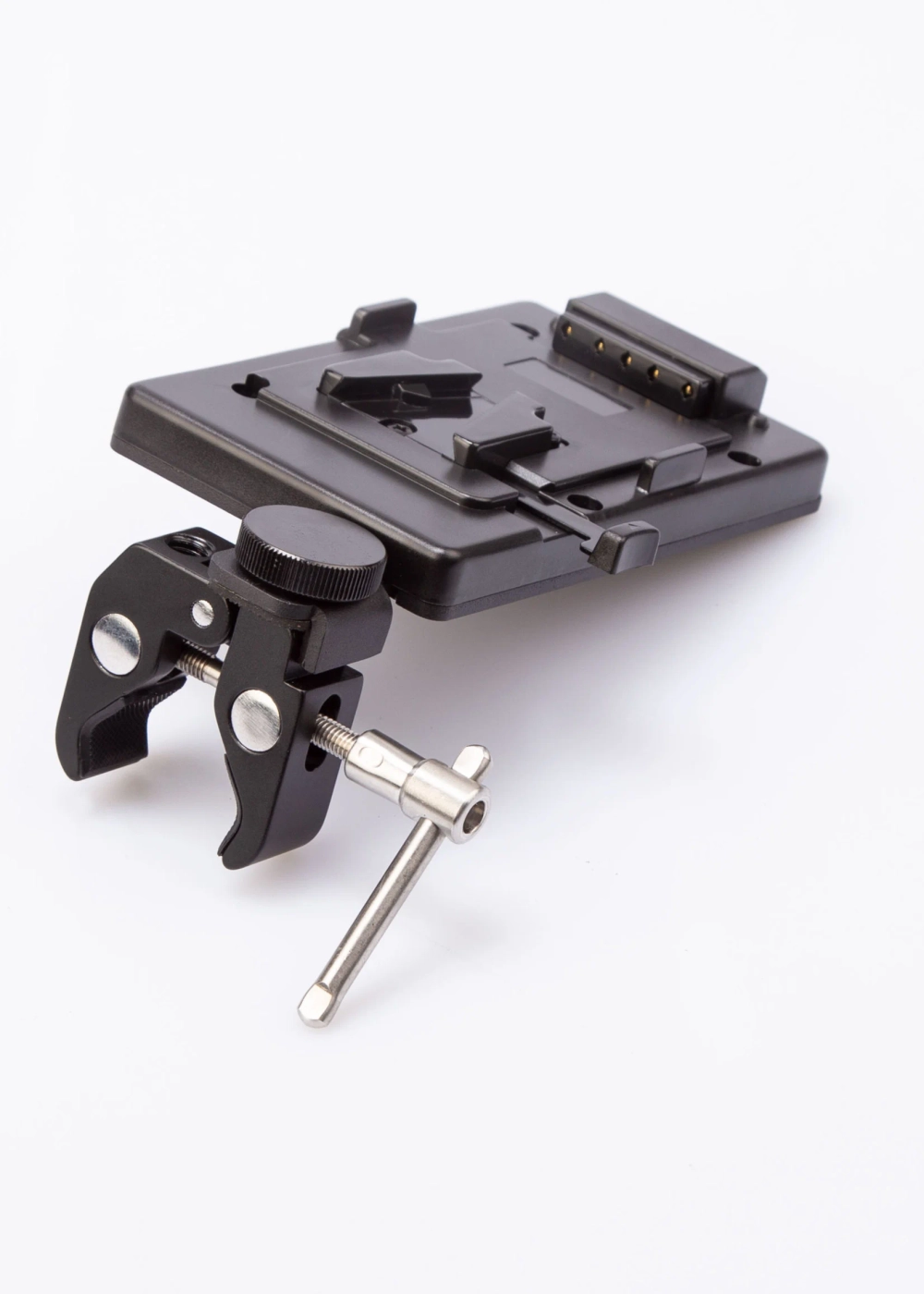 Аккумуляторная площадка SWIT S-7200S для батарей V-Mount, выход D-Tap с зажимом на стойку