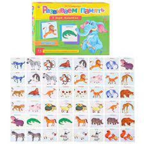 РАЗВИВАЕМ ПАМЯТЬ (МЕМО) В МИРЕ ЖИВОТНЫХ (Арт. ИН8729)