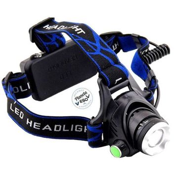 Аккумуляторный мощный налобный фонарь P-6699-T6