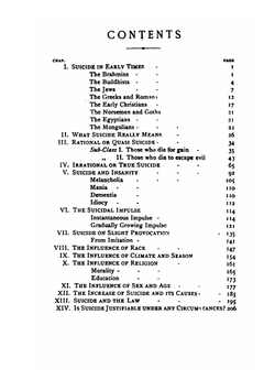 Suicide and Insanity. A Physiological and Sociological Study | Samuel Alexander Kenny Strahan