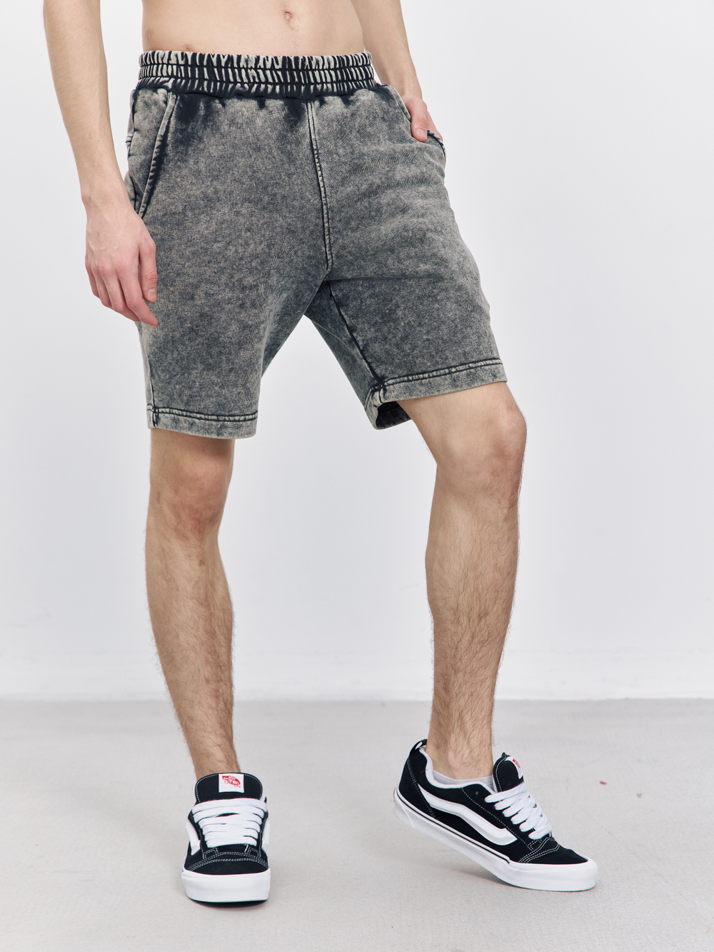 Шорты garment dyed (хаки)