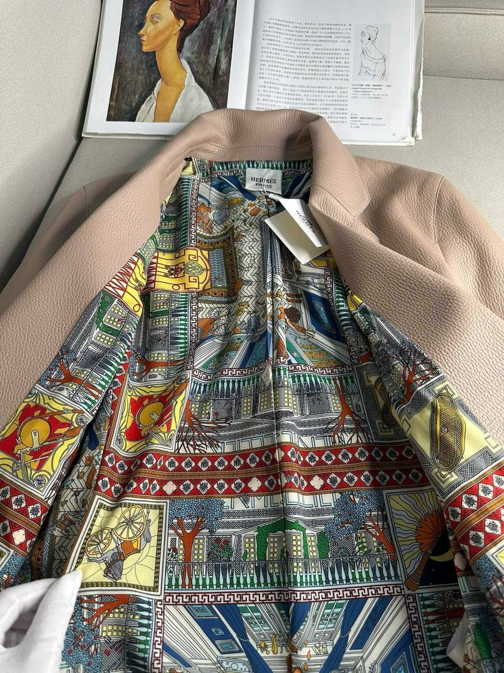 Кожаная куртка Hermes