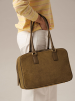 Замшевая сумка DBR Dominique 31389 белый мох