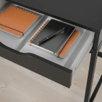 Письменный стол с ящиками - IKEA ALEX, 132x58 см, черно-коричневый, АЛЕКС ИКЕА