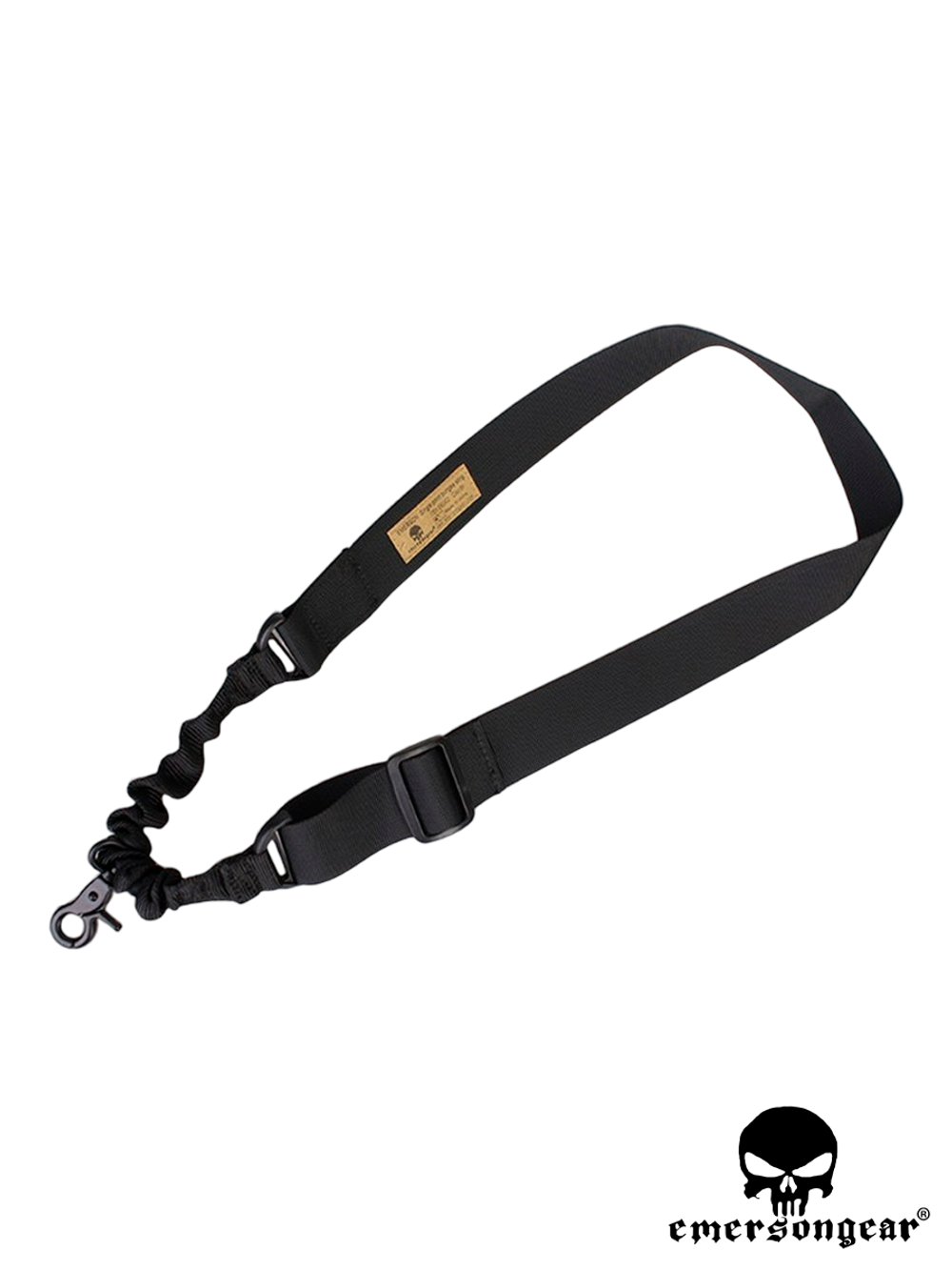 Оружейный ремень одноточечный EmersonGear Single Point Bungee Sling (EM2422). Чёрный