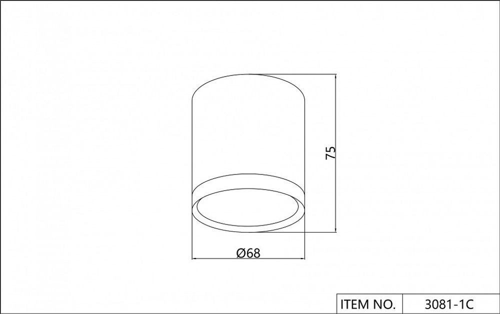 Накладной светильник Favourite Baral 3081-1C