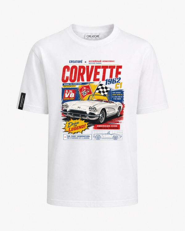 Футболка Chevrolet Corvette C1, 1962