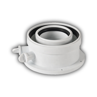 Адаптер вертикальный конденсационный коаксиальный D60/100 для газовых котлов