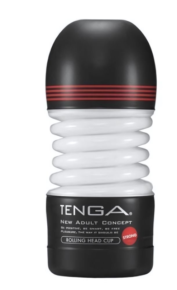 Мастурбатор Tenga Rolling Head Cup Strong Вращающаяся Головка черный