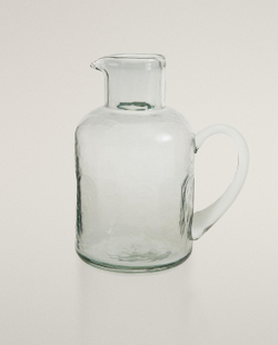 Zara Home кувшин из стекла, цвет прозрачный, 22 см