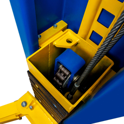 Автоподъемник двухстоечный ROSSVIK V2-5.5 г/п 5,5т, 380В, с нижней синхронизацией. Синий