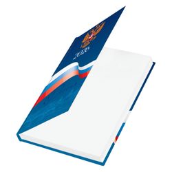 Ежедневник датированный 2026 145х215 мм А5 STAFF ламинированная обложка "Символика РФ" (117314)