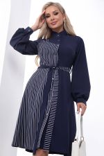 Платье "Королева красоты" (синее/полоска) П7405 LT Collection (Акция)