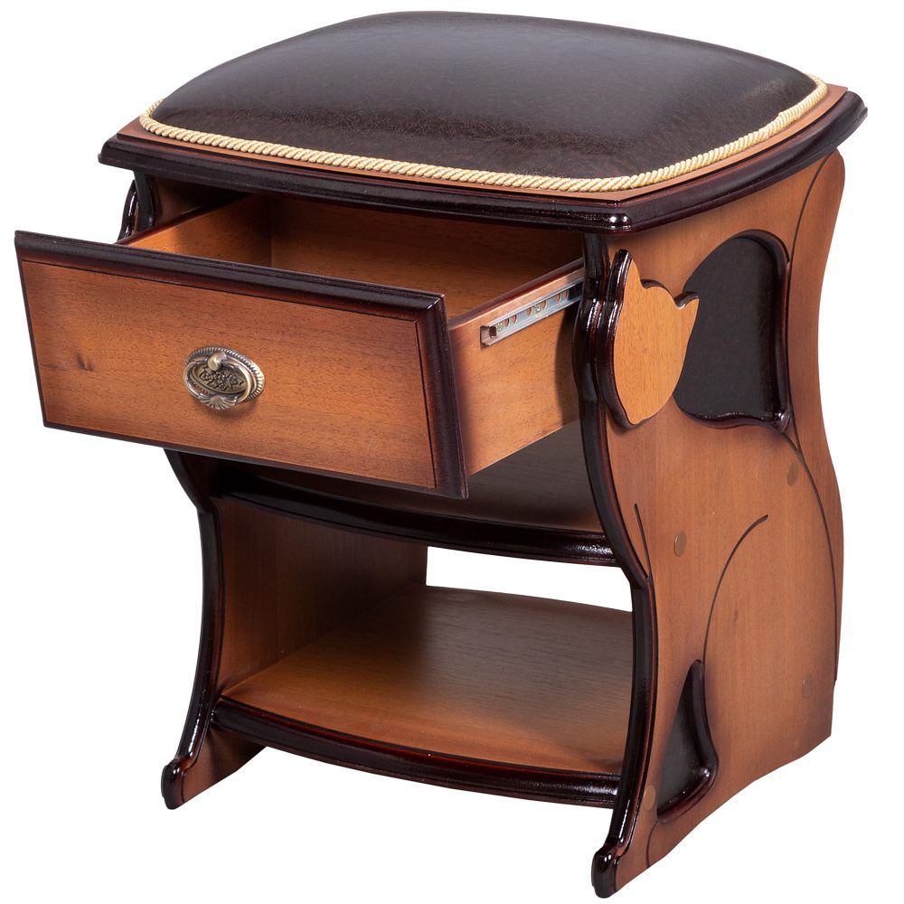 Табурет с ящиком Марта Шоколад