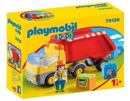 Конструктор Playmobil 1.2.3 Игрушечный транспорт Самосвал 70126