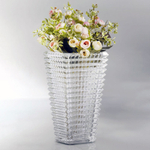 Ваза для цветов "Romantica" 22,5*13см, рельефное стекло