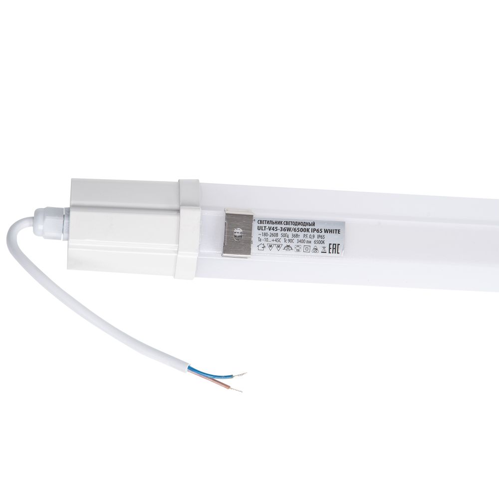 ULT-V45-36W-6500K IP65 WHITE Светильник светодиодный линейный. Дневной свет 6500K. Корпус белый. ТМ Uniel