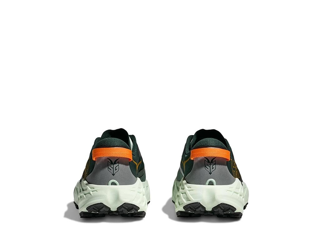 Мужские беговые кроссовки Hoka Speedgoat 7 M Зелёно-оранжевые