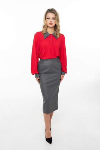 Юбка Оффер, цвет Темно-серый