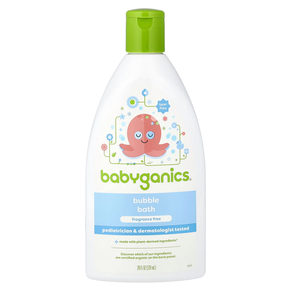 Babyganics, Жемчужная ванна, без отдушек, 591 мл (20 жидк. унц.)