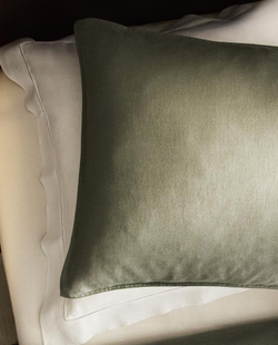 ZARA HOME ОДНОТОННАЯ НАВОЛОЧКА, ЗЕЛЕНЫЙ