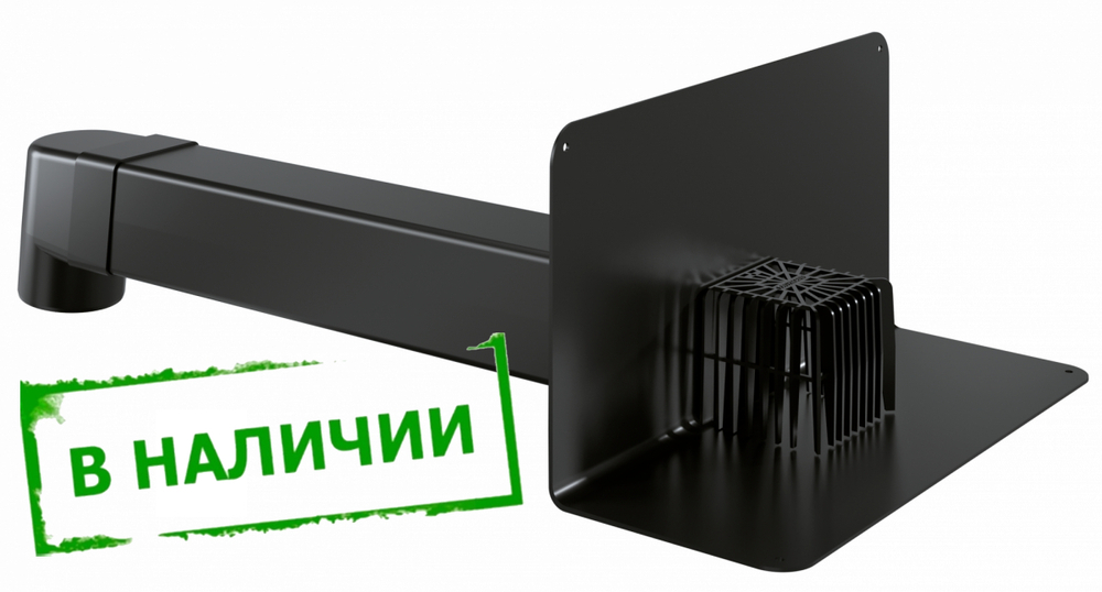 Воронка парапетная 100х100 Fachmann VC-PP квадратное сечение длиной 650мм для полимер-битумной изоляции