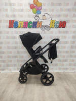 Коляска модульная Carrello Ultimo CRL-6518 Sable Black черная рама