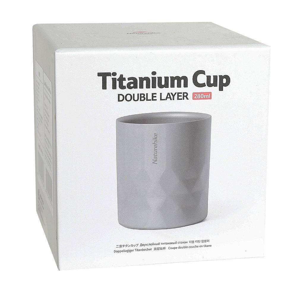 Чашка Naturehike титановая NH21CJ012 (280ml)