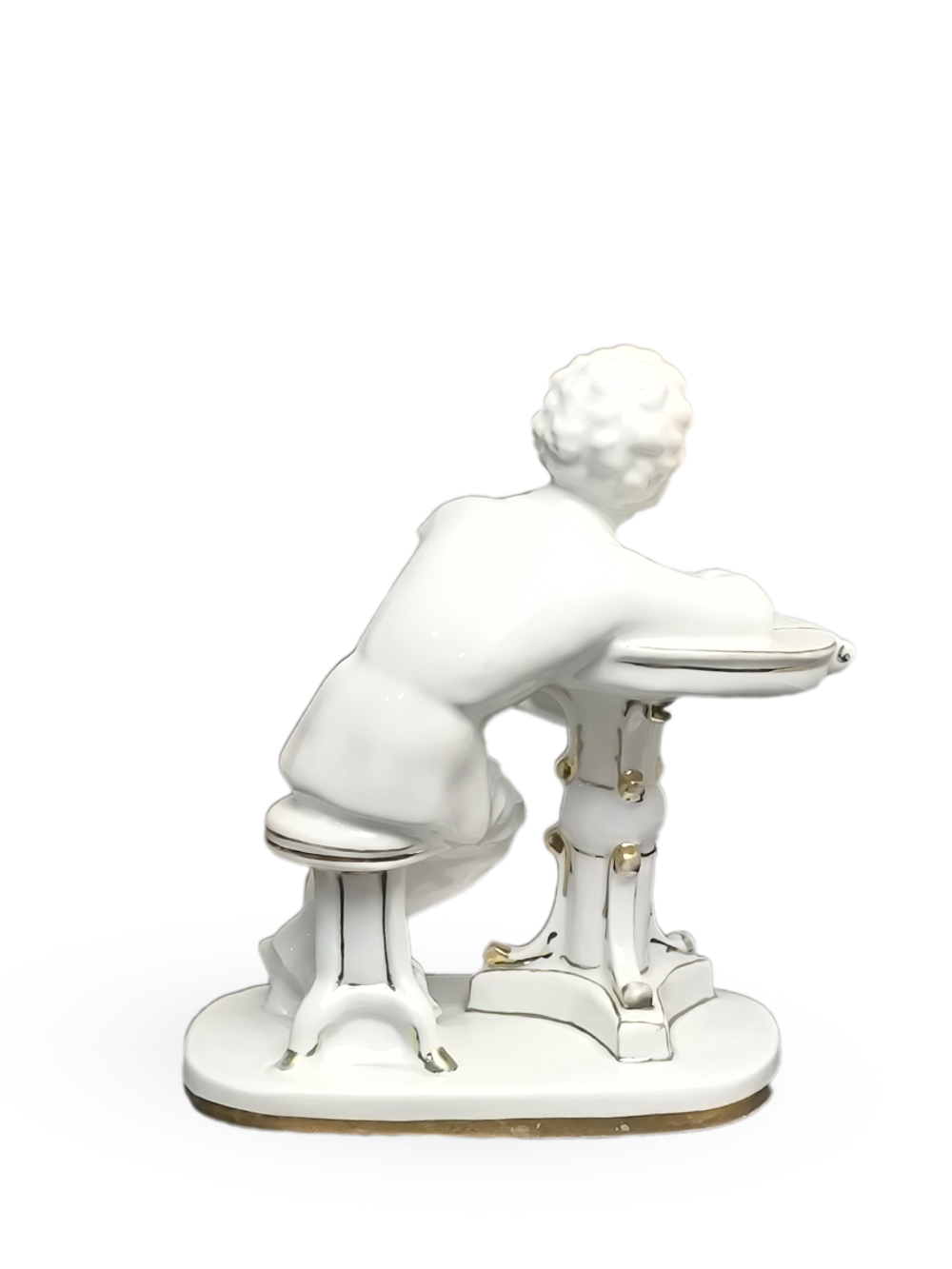 Фарфоровая статуэтка "Юный Пушкин", ЛФЗ, 1960 - 1970 гг.