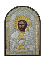 Александр Невский, икона арочная, пластик 96х138