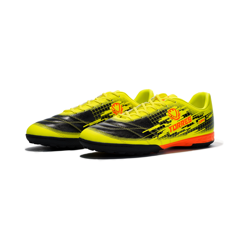 Бутсы футбольные (многошиповки) TORRES COPA, TS234237-614-39, р.39, чёрно-жёлтый