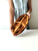 Менажница деревянная для подачи сервировочная